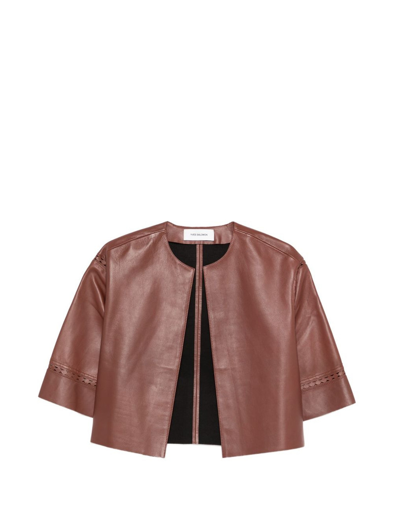 laser-cut lambskin jacket 1