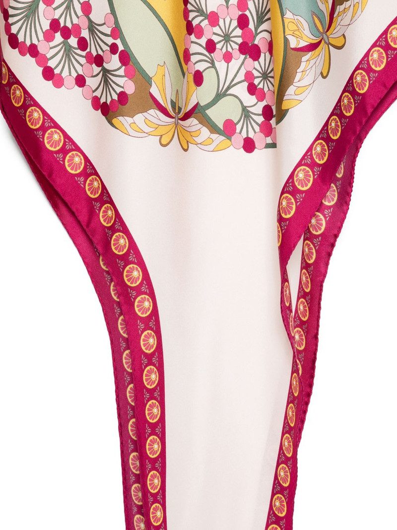graphic-print silk shawl 3