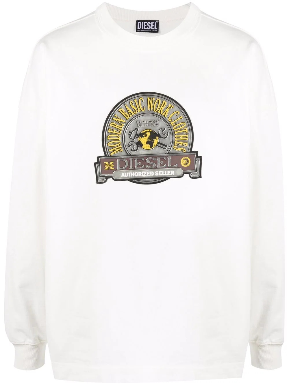 graphic-print cotton sweatshirt - 1