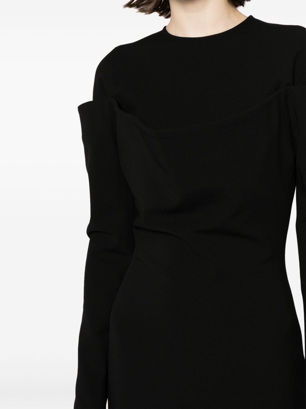 Sabre cold-shoulder dress - 5