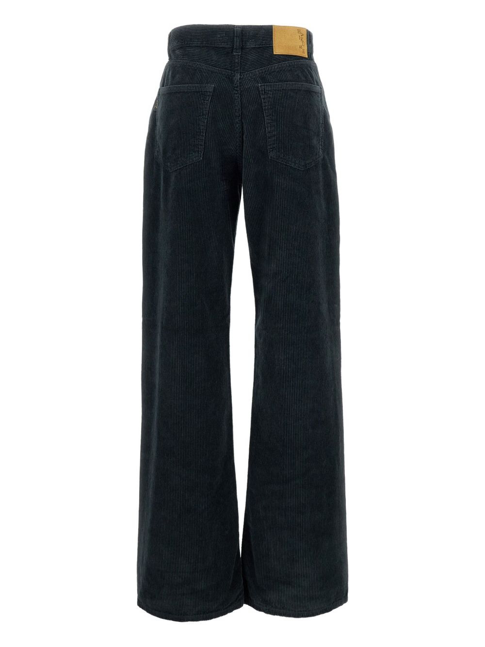 corduroy straight-leg trousers - 2