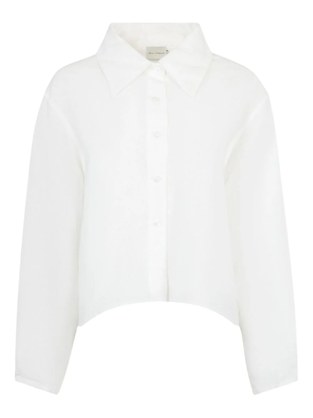 point-collar shirt - 1