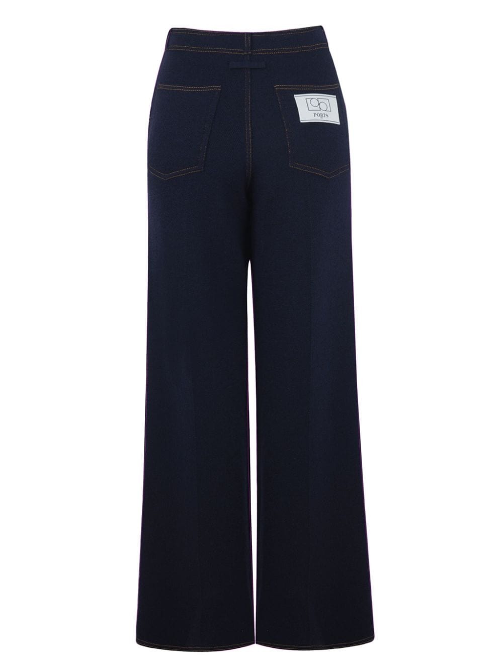 Opulent knitted flared trousers - 5