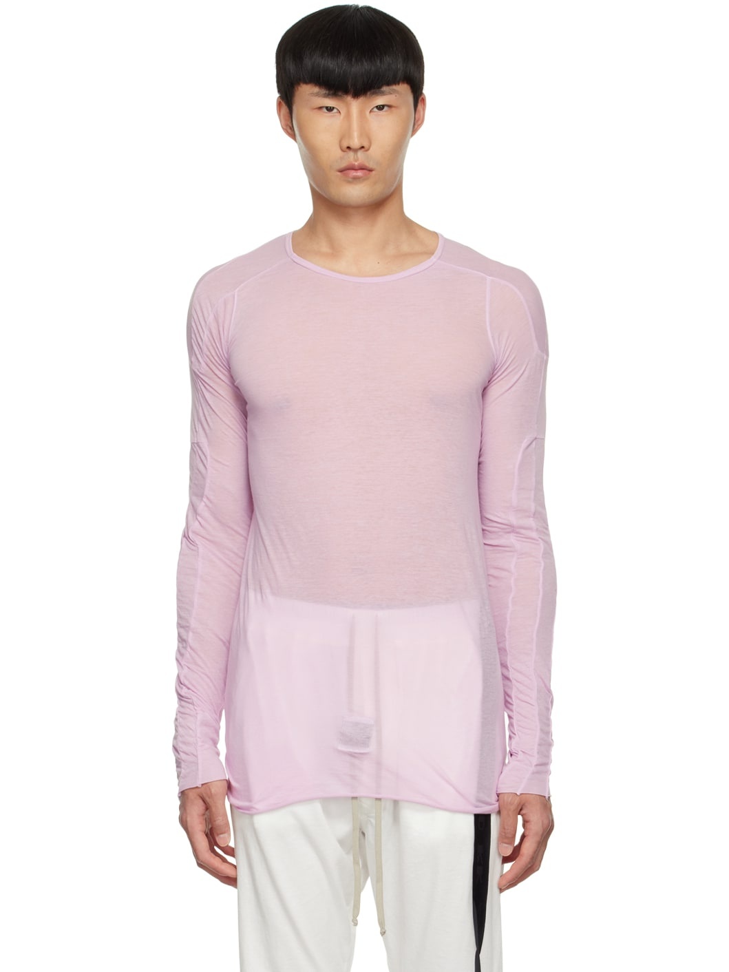 Pink Scarification Long Sleeve T-Shirt - 1