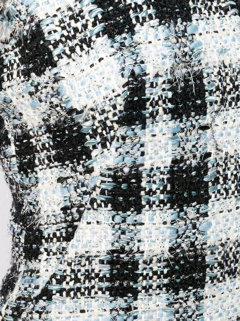 bouclé tweed mini dress 5