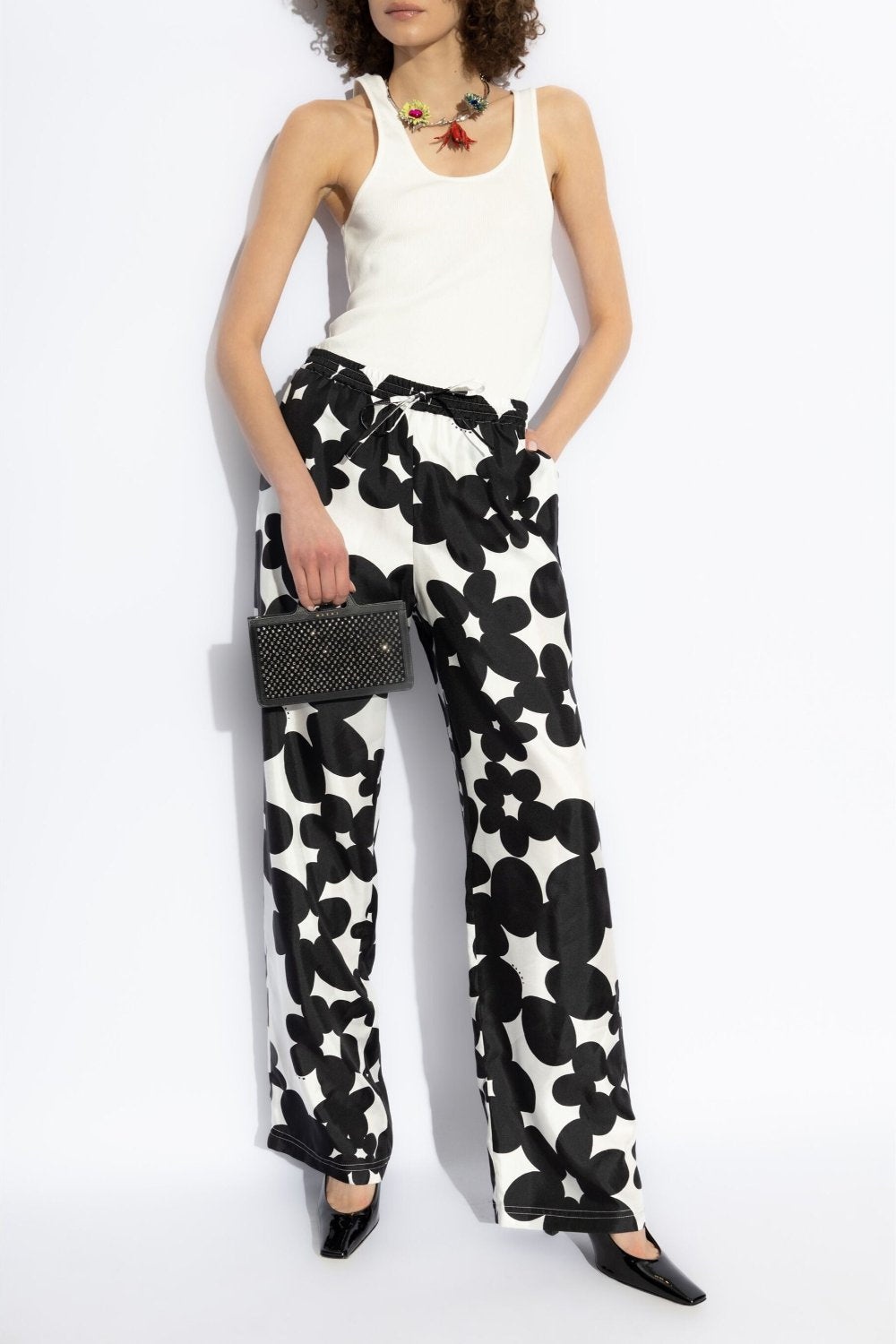 Dillies Silk Twill Pants - 1