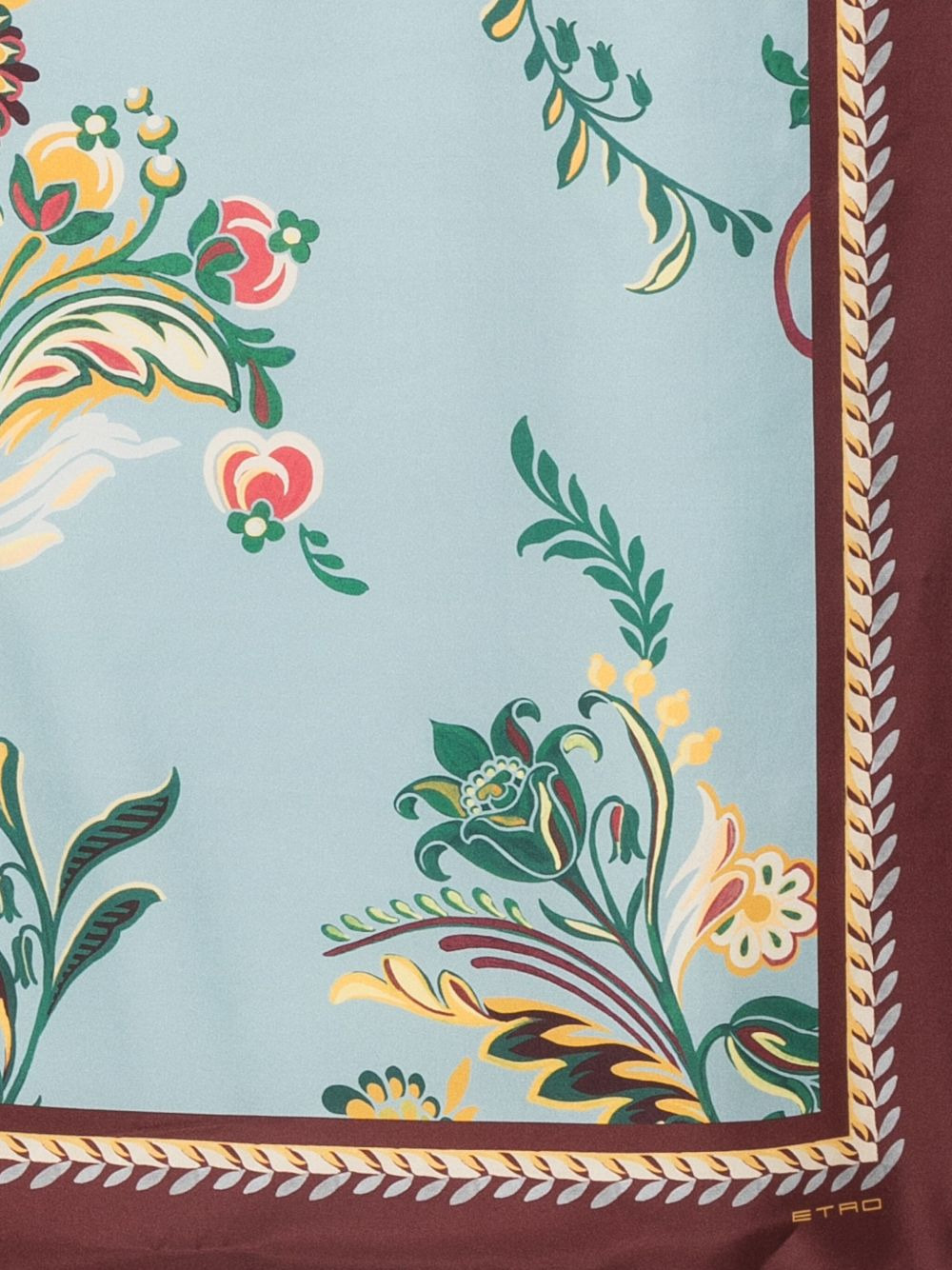 floral-print scarf - 3