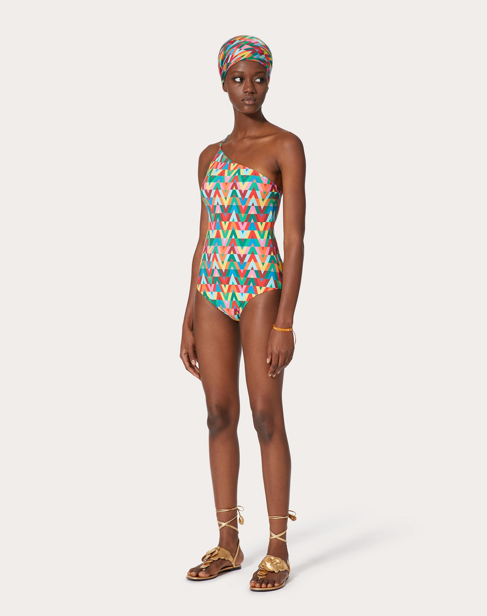 PRINTED LYCRA SWIMSUIT - 3