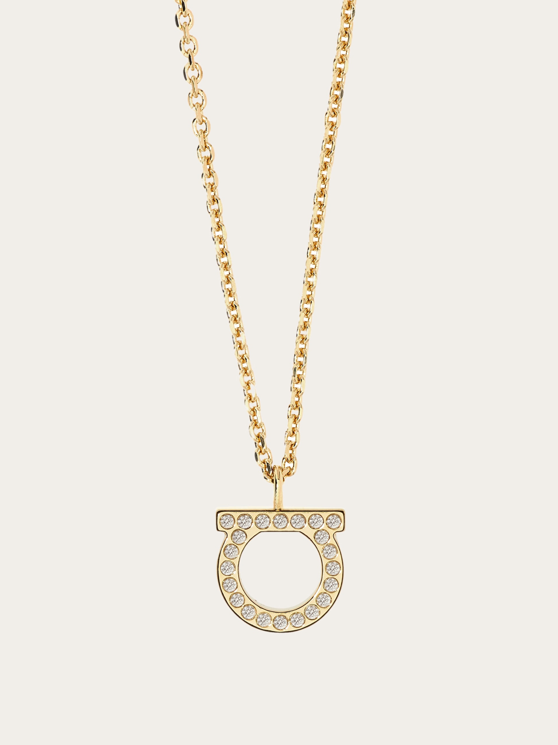 Gancini crystals necklace (L) - 4