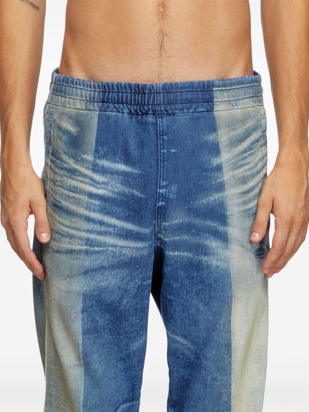 D-Larry 09L05 washed tapered jeans - 5