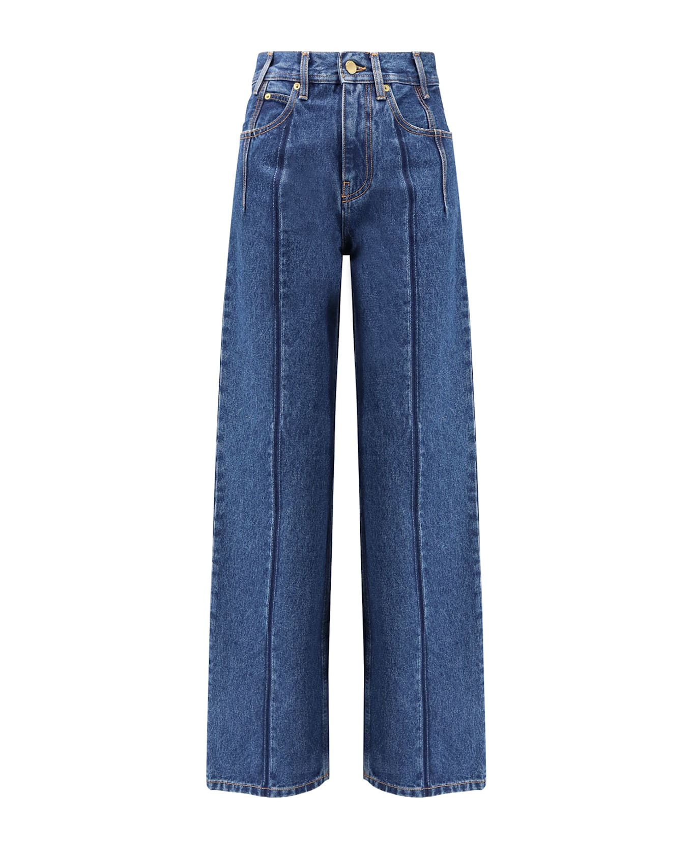 Lu Pleated Jeans - 1