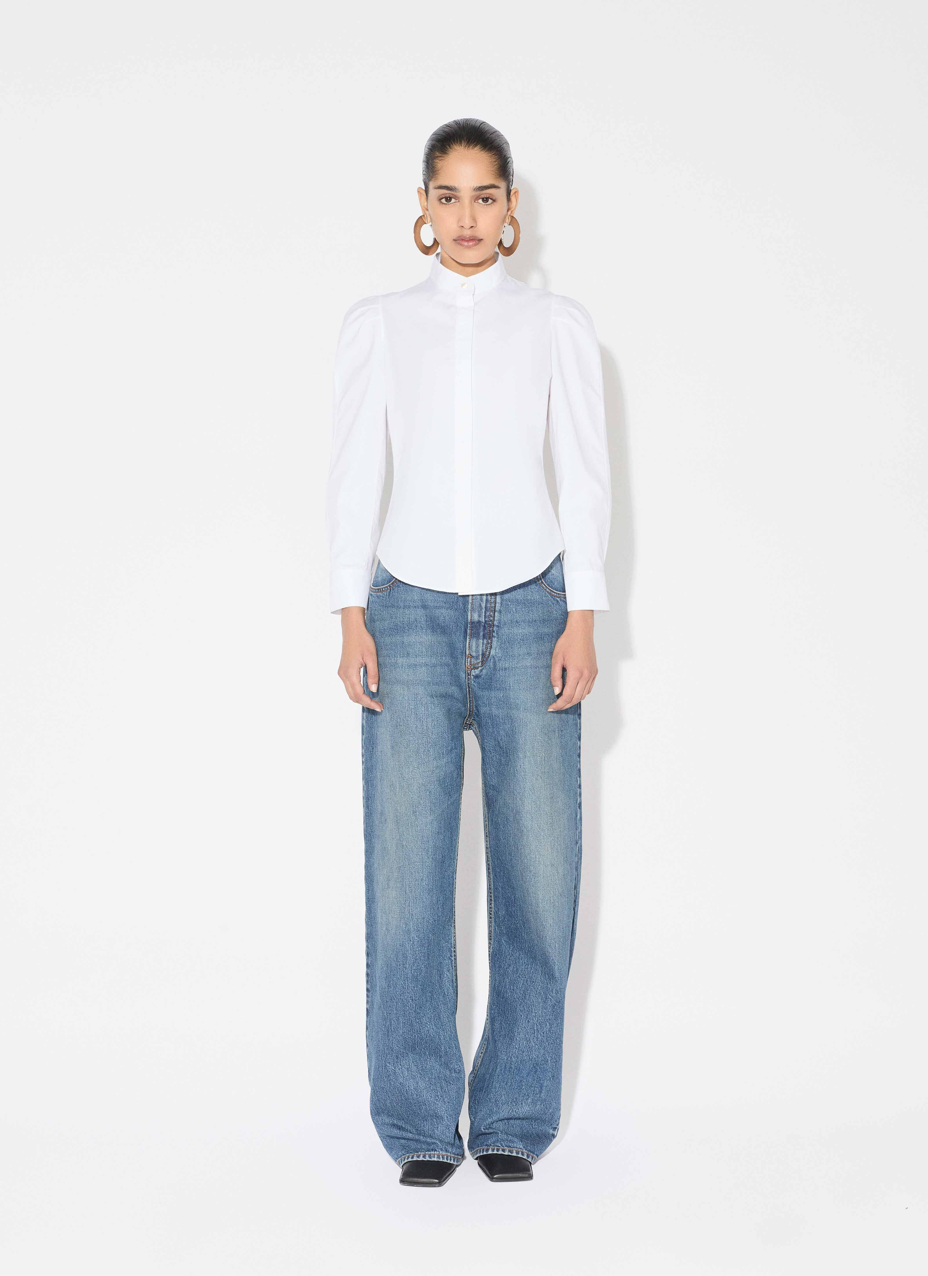 LOW WAIST DENIM PANTS - 2