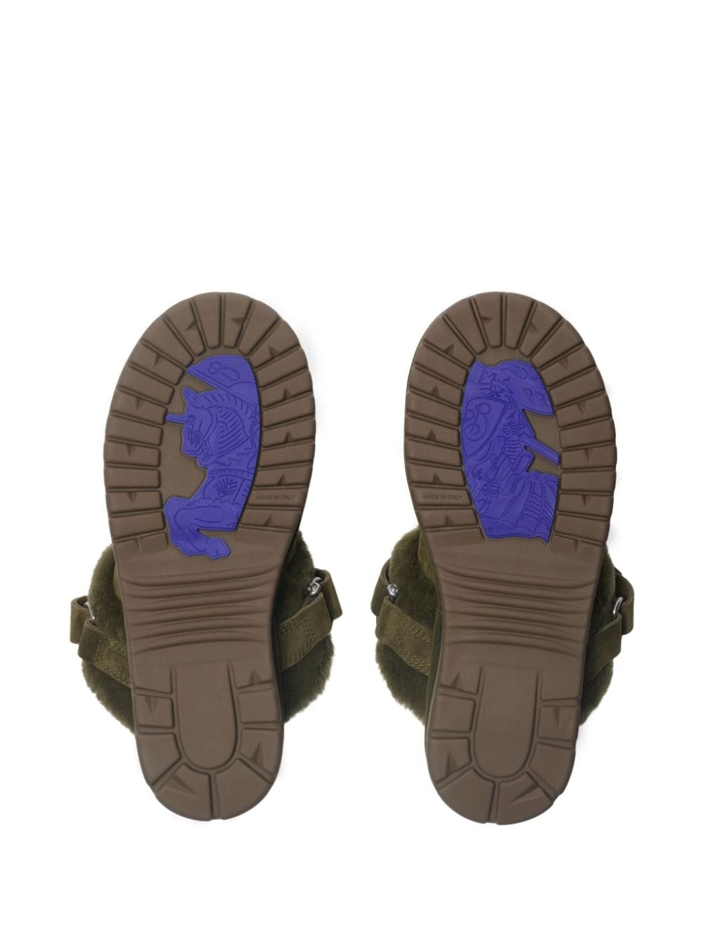 Chubby calf suede mules - 5