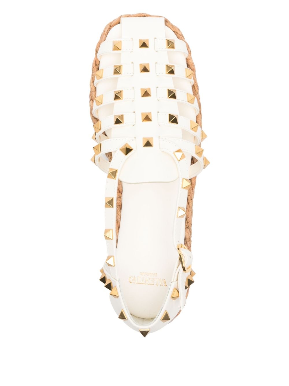 Rockstud wedge sandals - 4