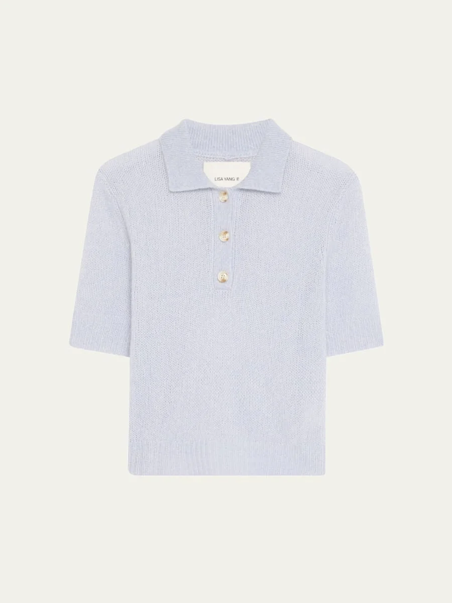 Masy Cashmere Polo Sweater - 1