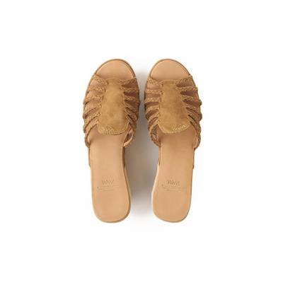 visvim MARTA SANDAL WEDGE-FOLK CAMEL outlook