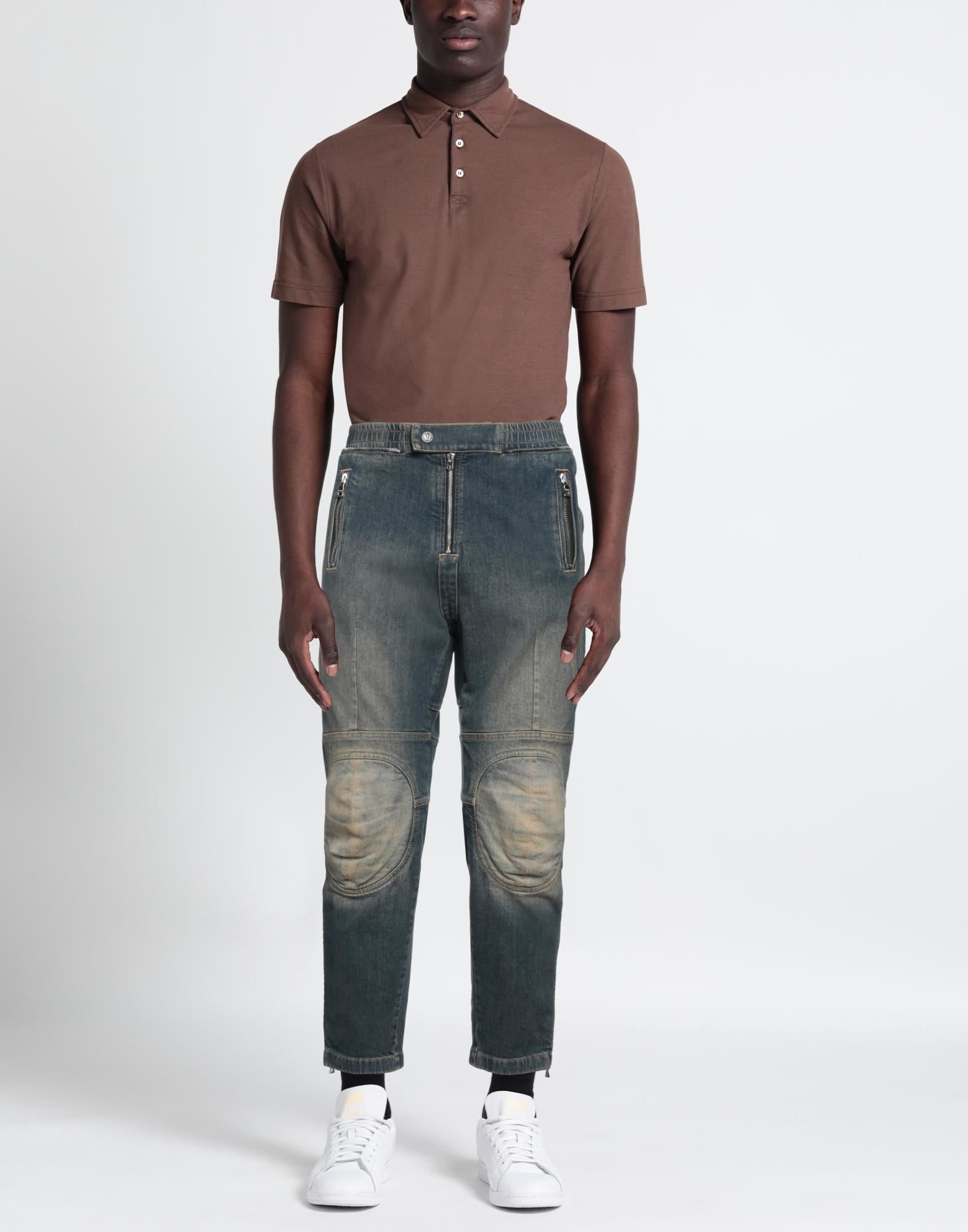 Blue Men's Denim Pants - 2