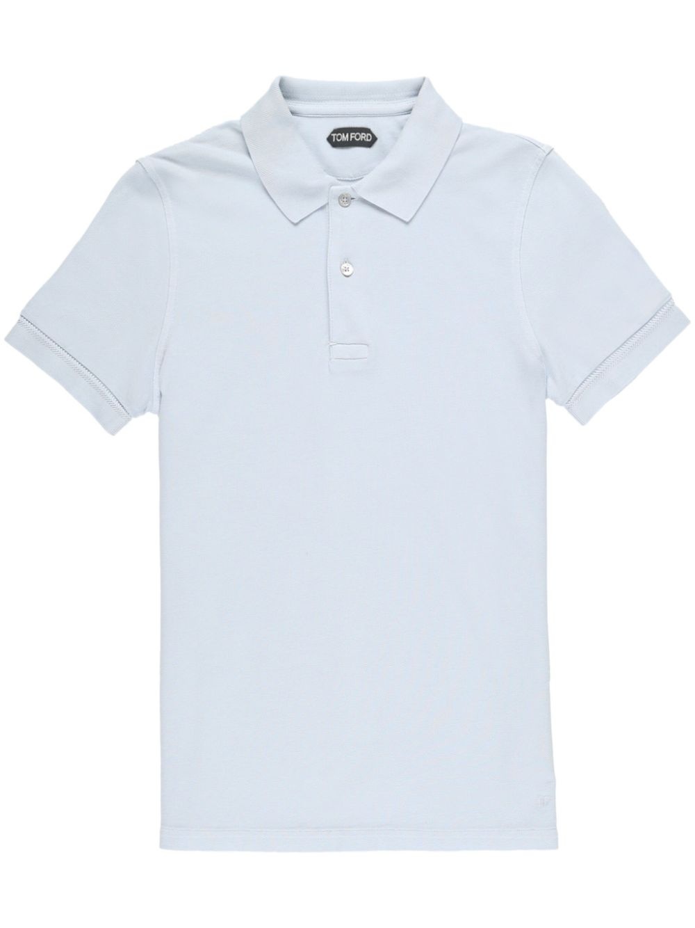 short-sleeve cotton polo shirt - 1