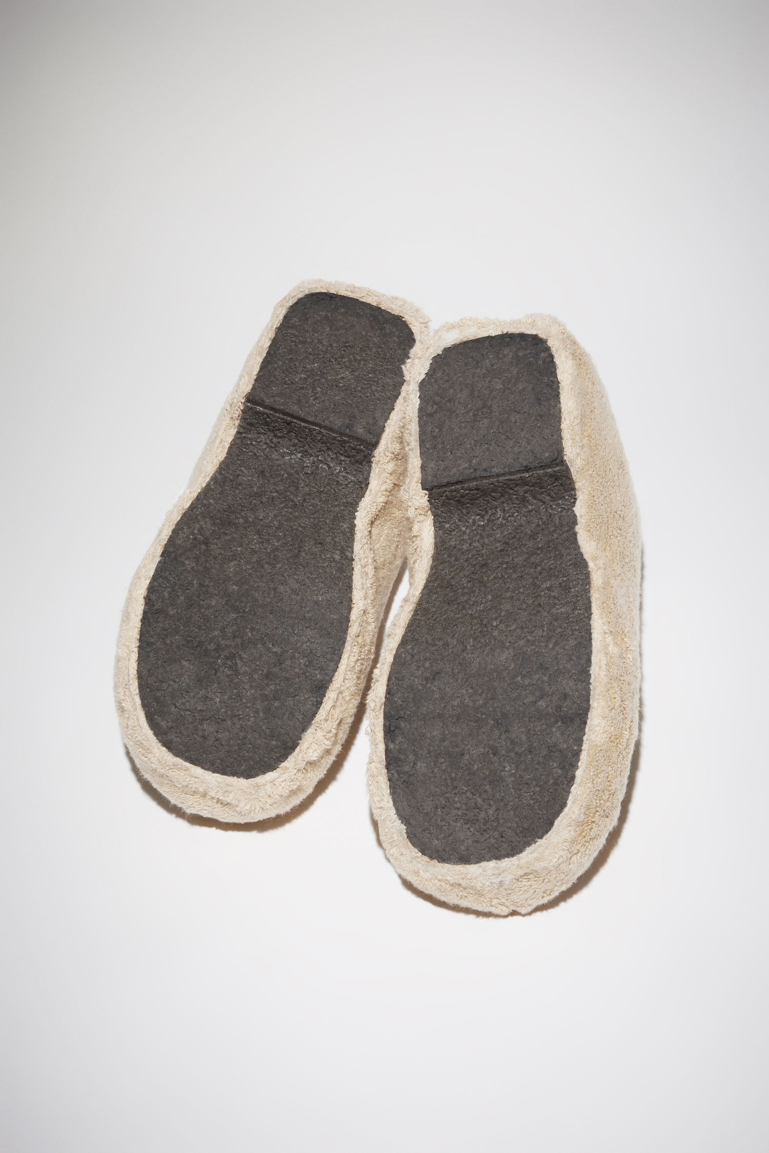 Towel tweed clogs - Beige - 3