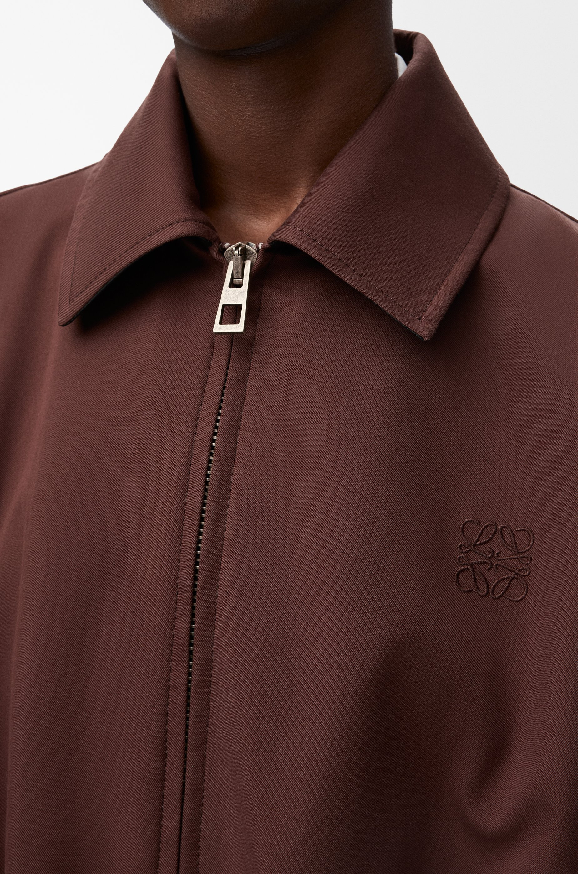 Belted jacket in cotton and silk - 5