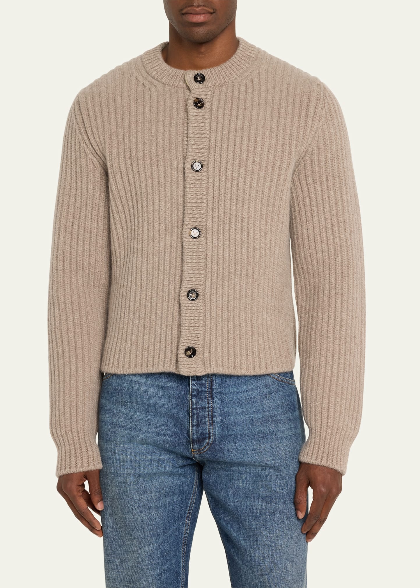 Men's Wool-Cashmere Cardigan - 4
