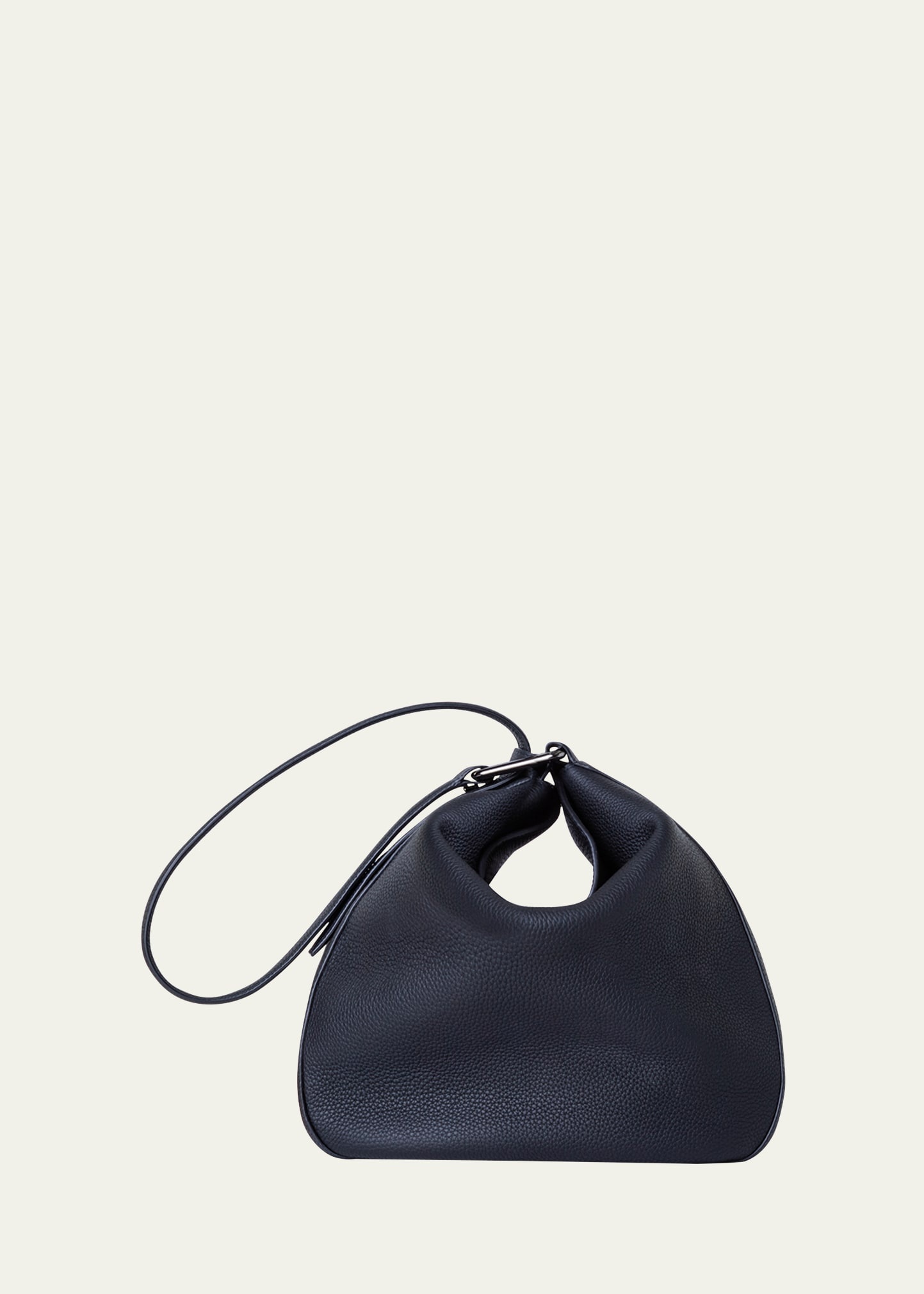 Anna Medium Leather Hobo Bag - 1