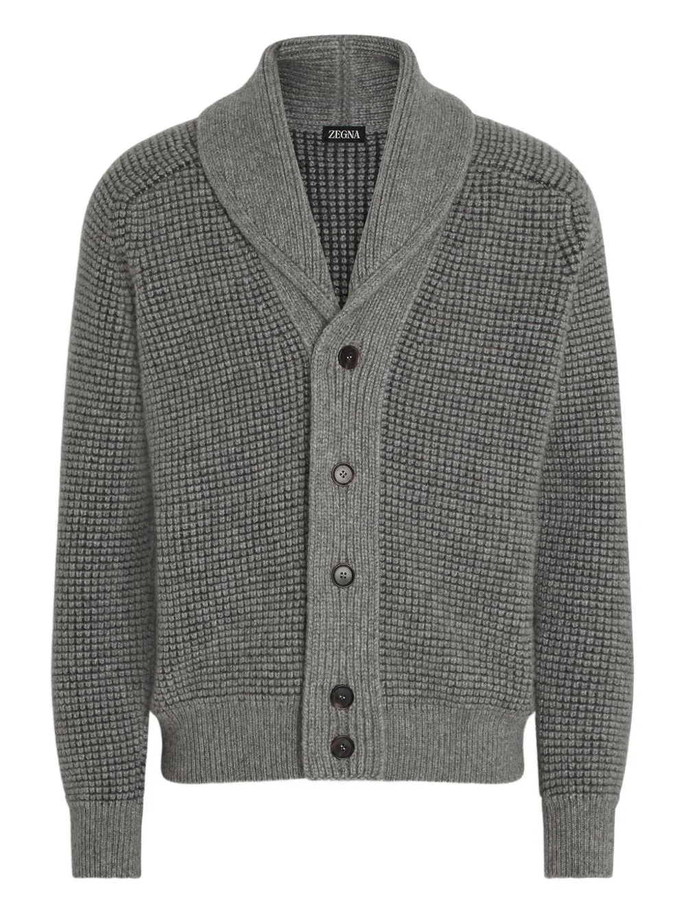 shawl-collar cardigan - 1