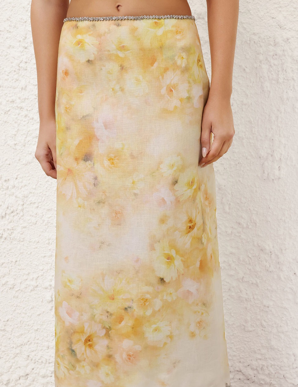 CRUSH SCALLOPED MIDI SKIRT - 5