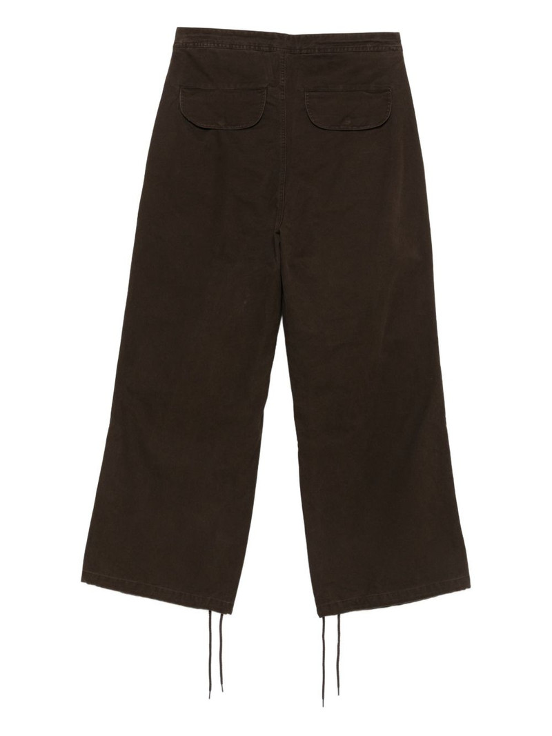 entire studios drawstring cargo trousers outlook