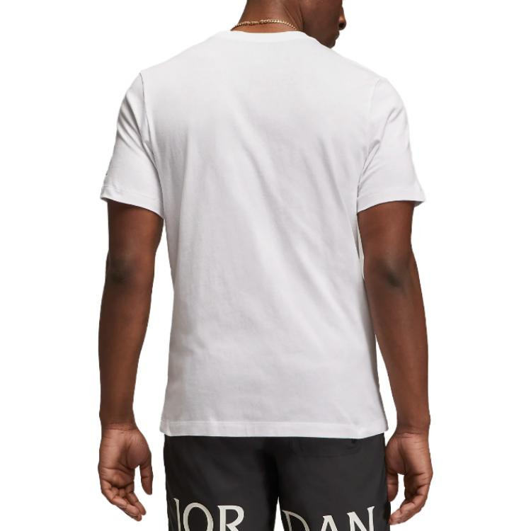 Air Jordan Word mark T-Shirt 'White' DM3182-100 - 2