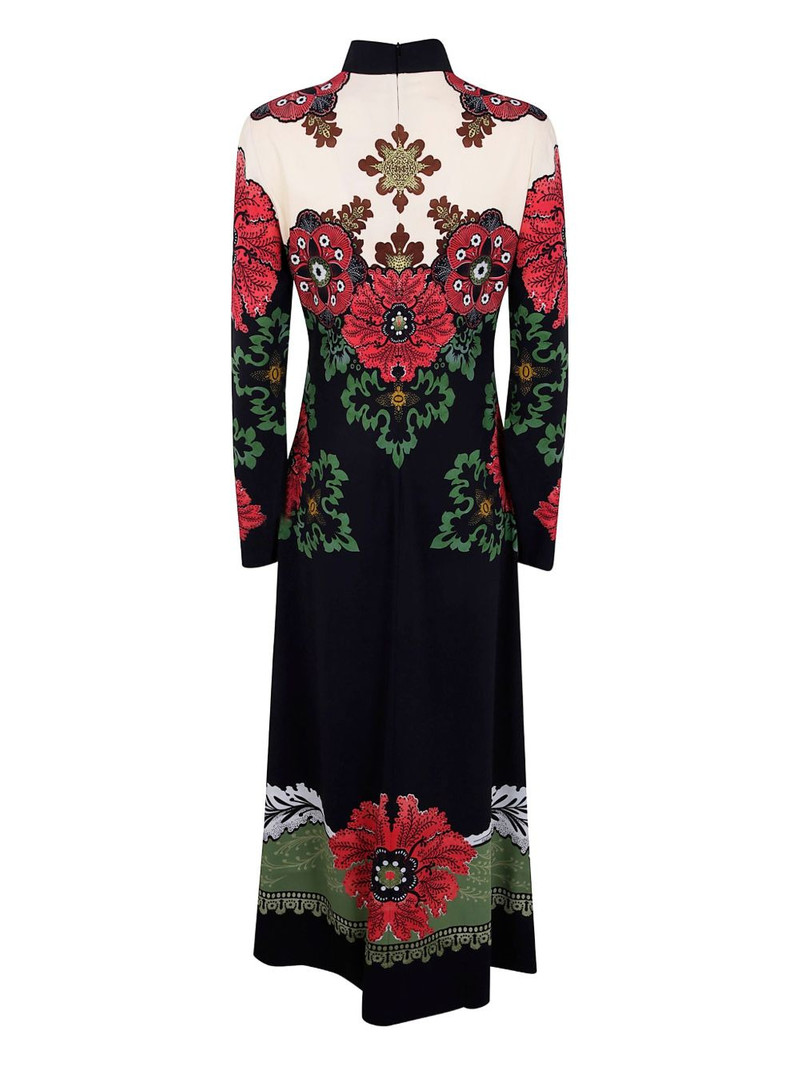 La DoubleJ floral-print high-neck dress outlook
