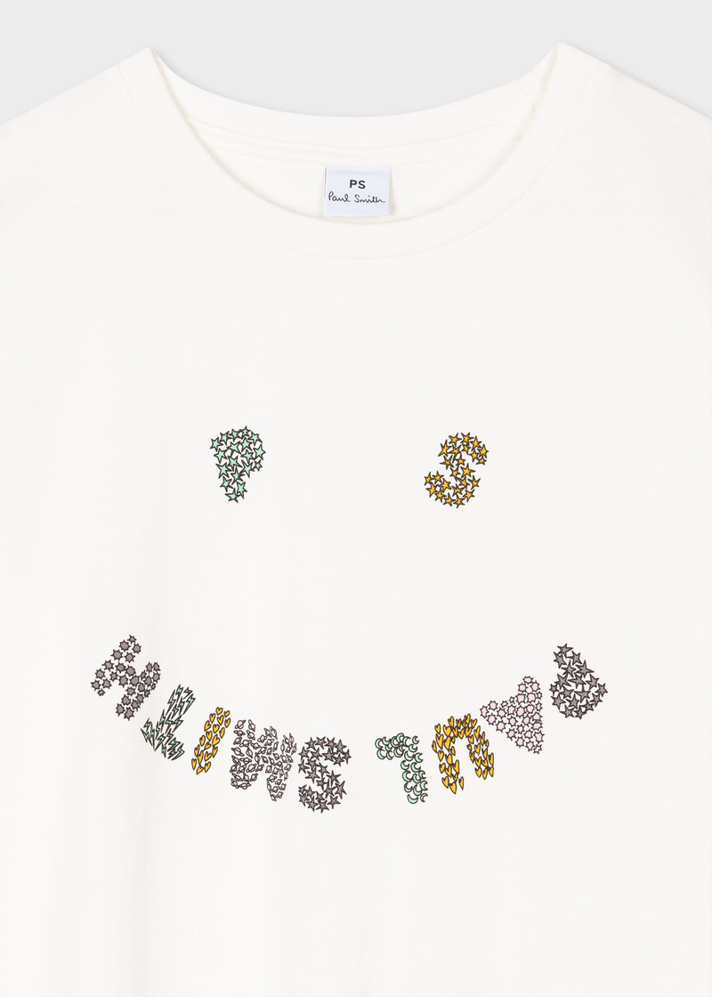 Paul Smith Organic Cotton Doodle 'PS Happy' T-Shirt outlook