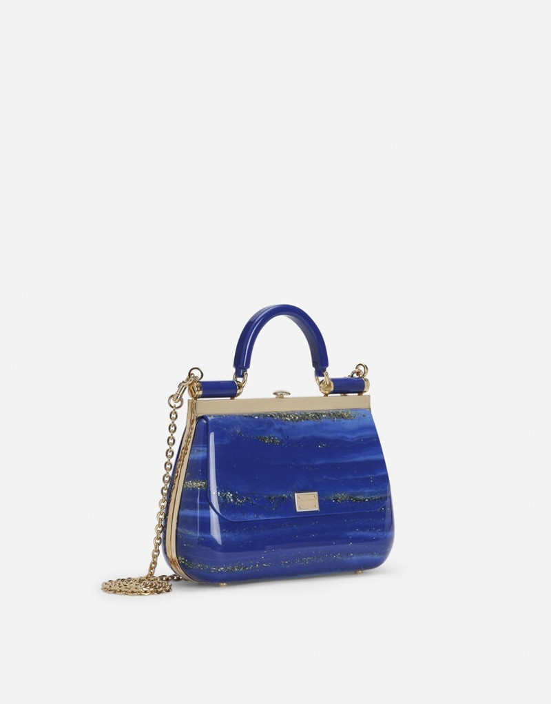 Dolce & Gabbana Sicily box bag in acrylic glass outlook