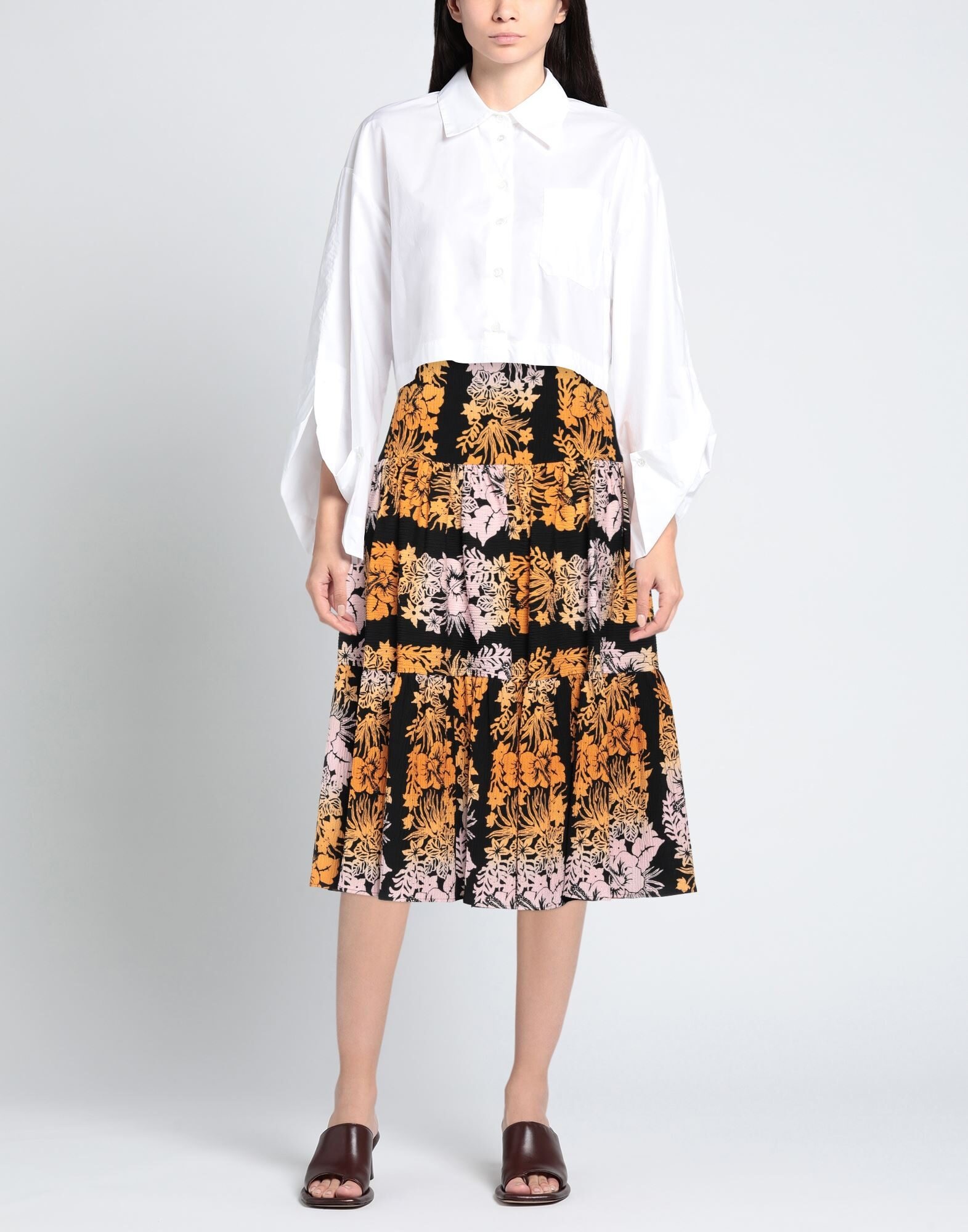 Black Women's Midi Skirt - 2