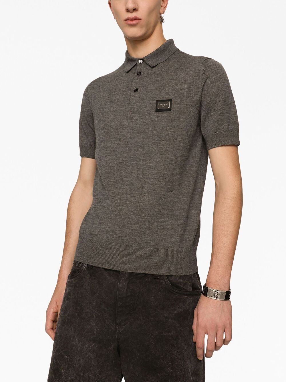 DG Essentials wool polo shirt - 5