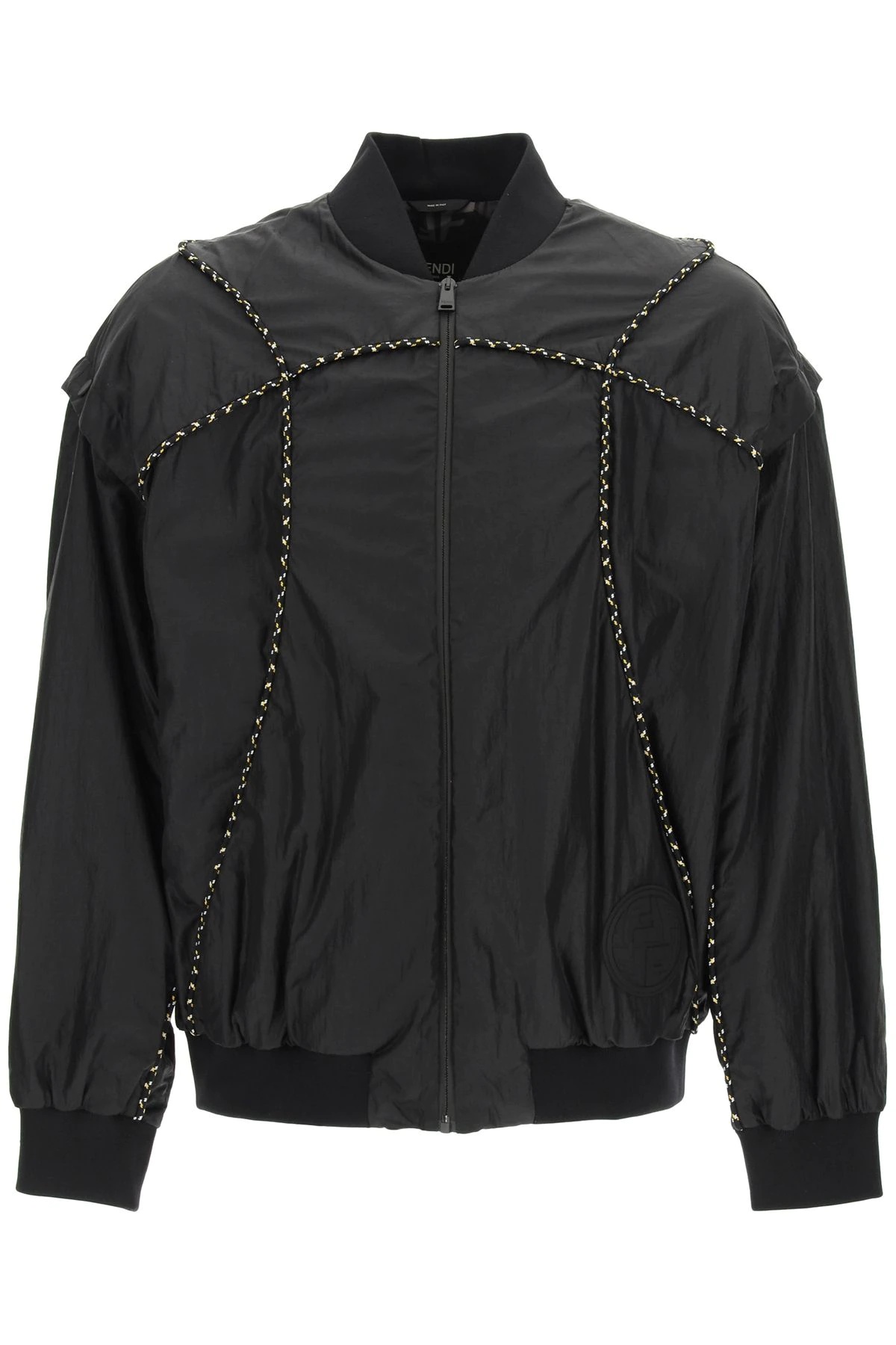 NYLON JACKET WITH PIPING - 1