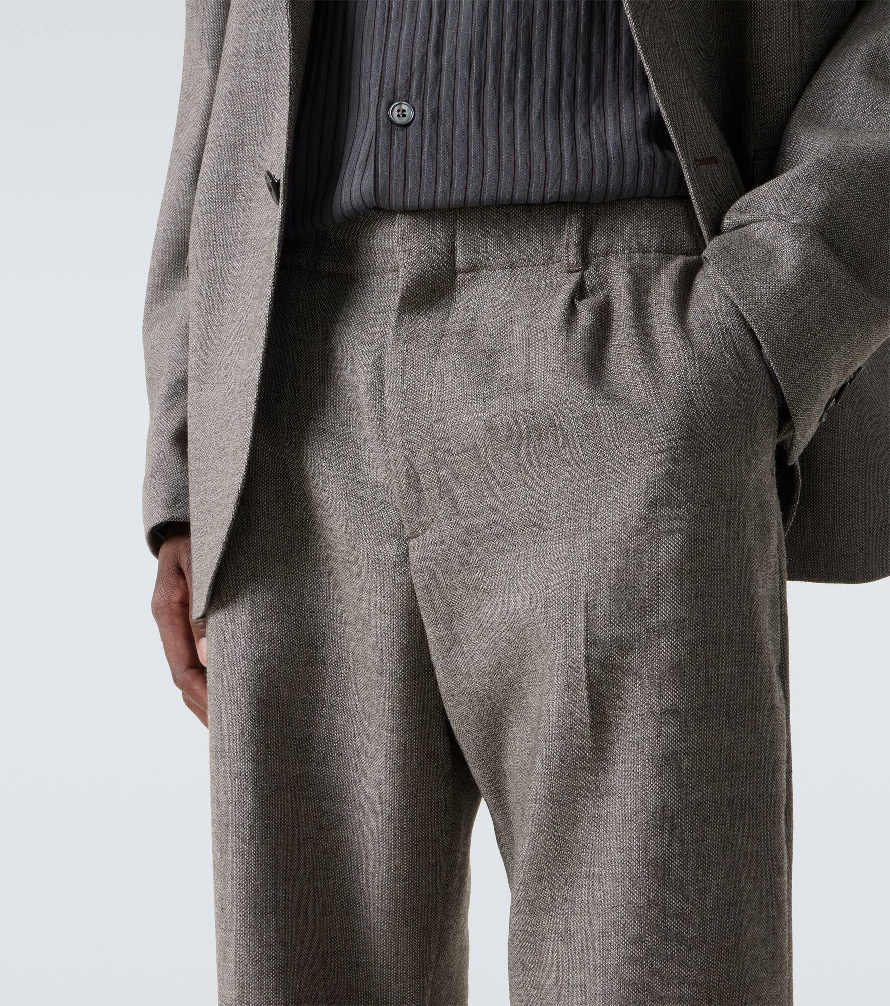 Borrowed virgin wool chinos - 5