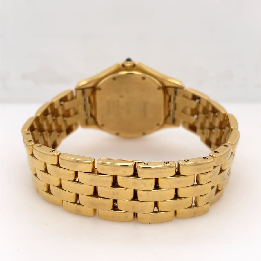 Pre-owned Cartier Cougar Quartz Silver Dial Ladies Watch 887904 - 2