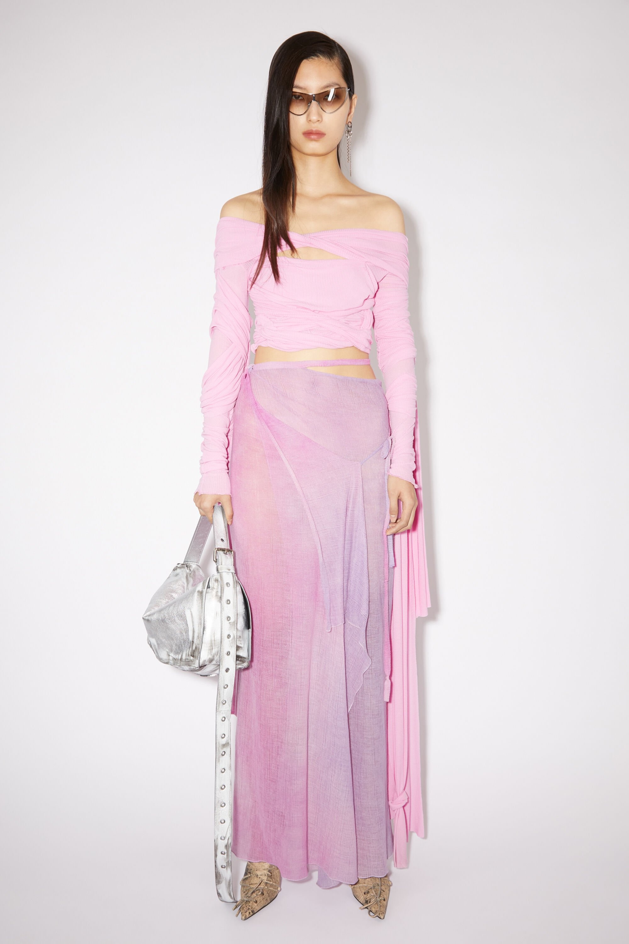 Wrap skirt - Orchid purple - 2