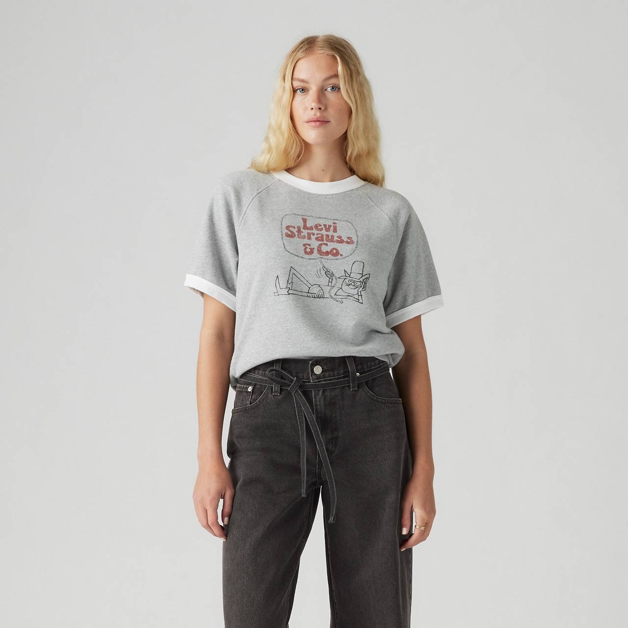 GRAPHIC MARINA SHORT SLEEVE CREWNECK SWEATSHIRT - 2