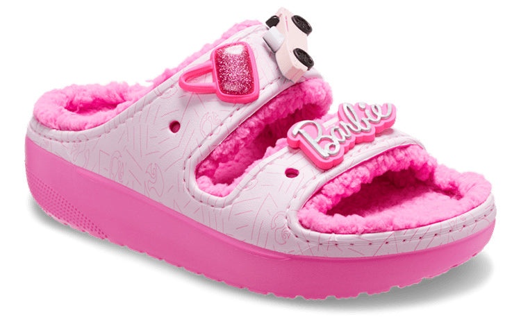Crocs Classic Cozzzy Sandal x Barbie 'Electric Pink' 208883-6QQ - 2