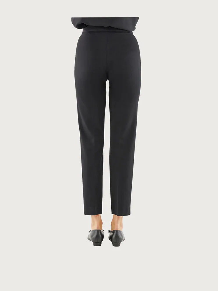 TROUSERS WITH GANCINI DETAIL - 4