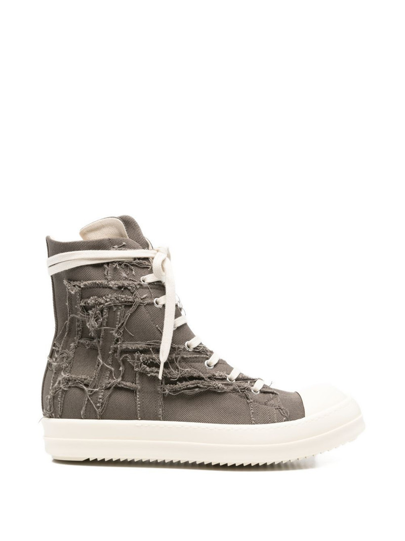 distressed high-top sneakers 1