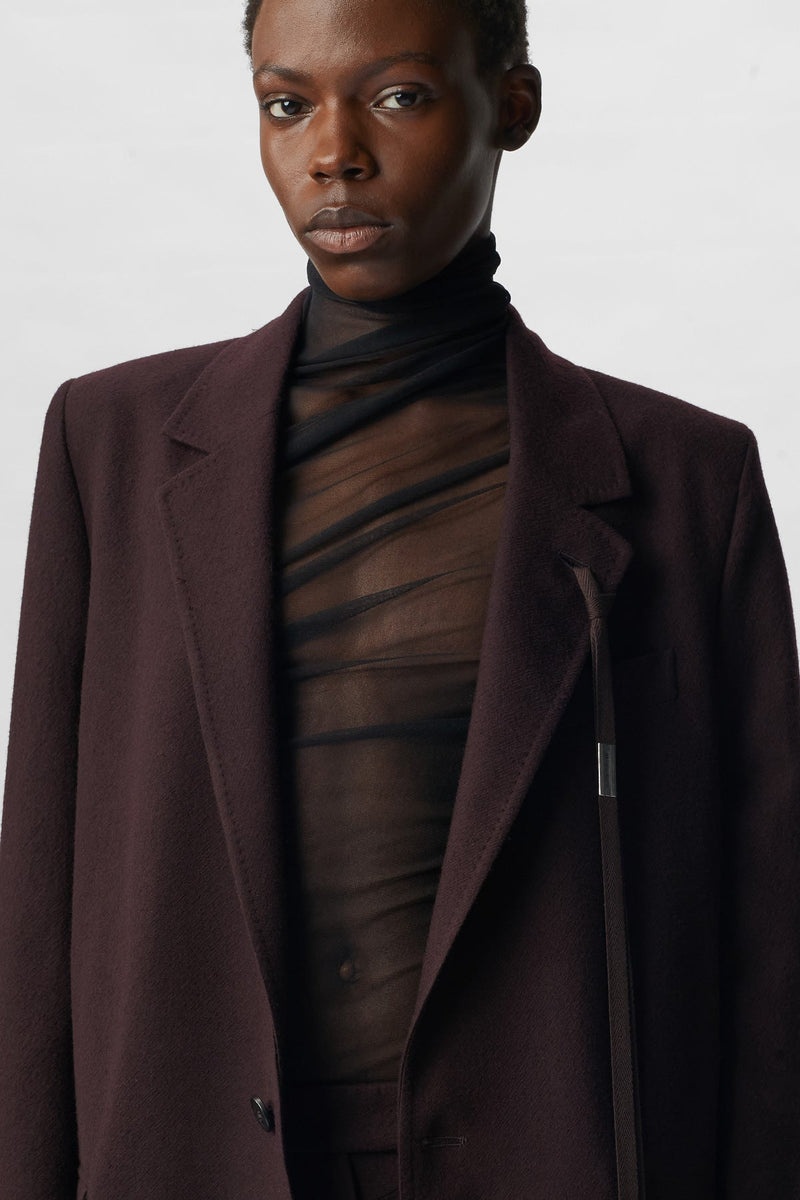 Lieke Straight Tailored Coat - 5