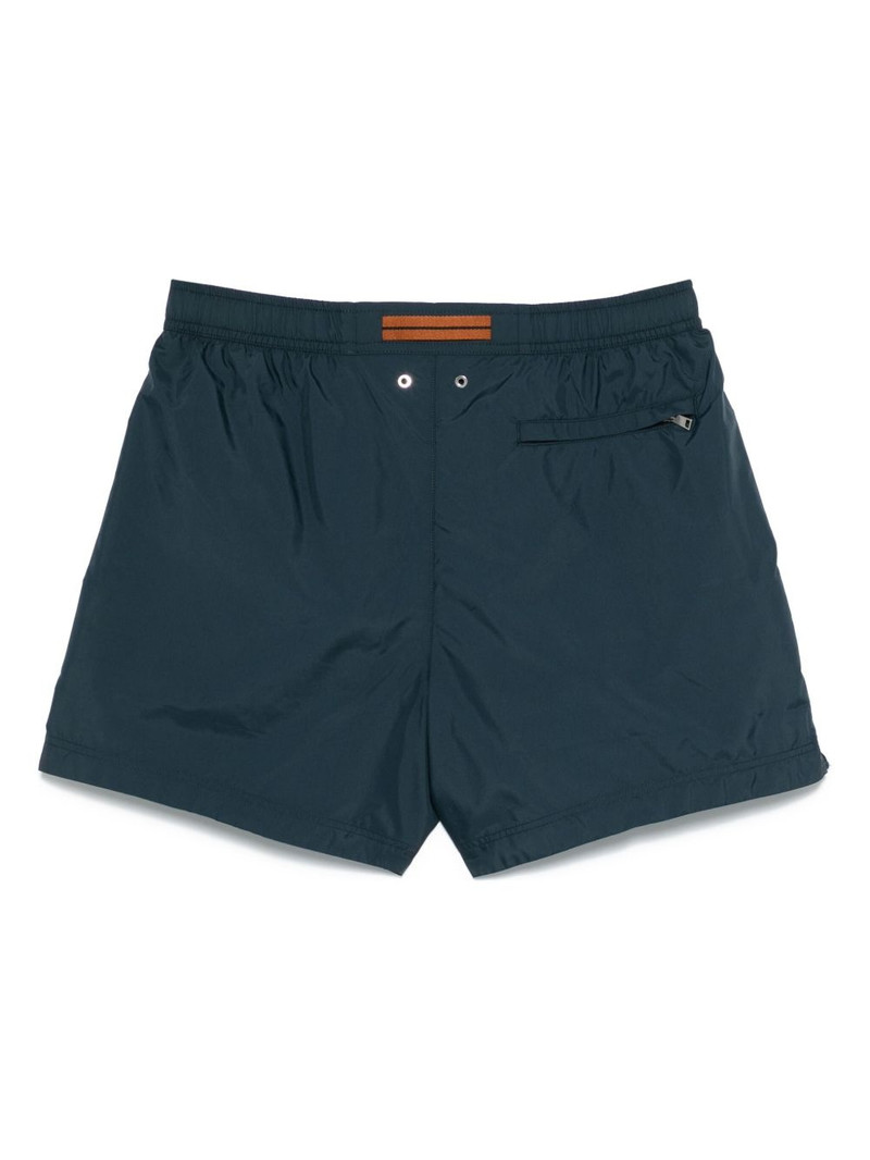 ZEGNA logo-embroidered swim shorts outlook