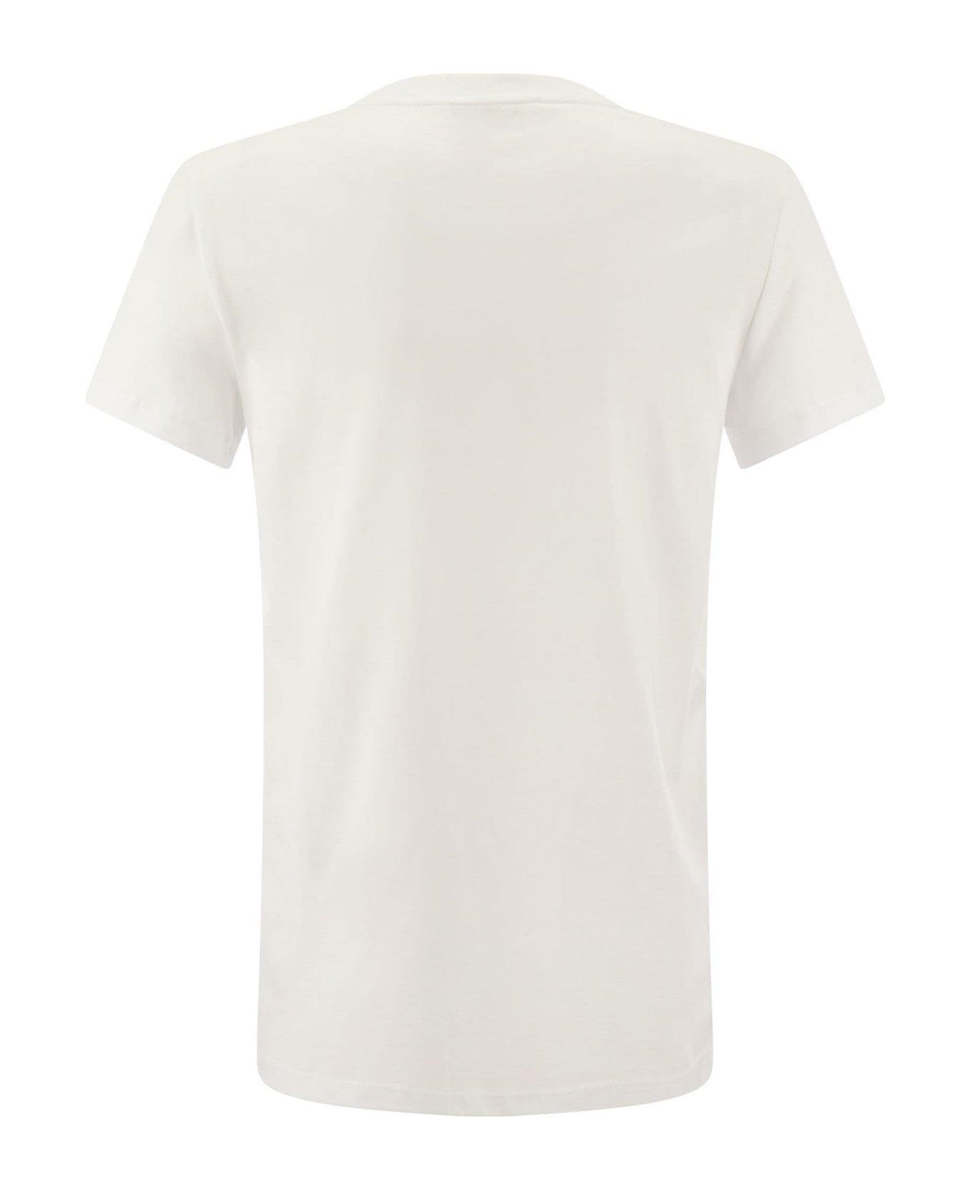 Crewneck Short-sleeved T-shirt - 2