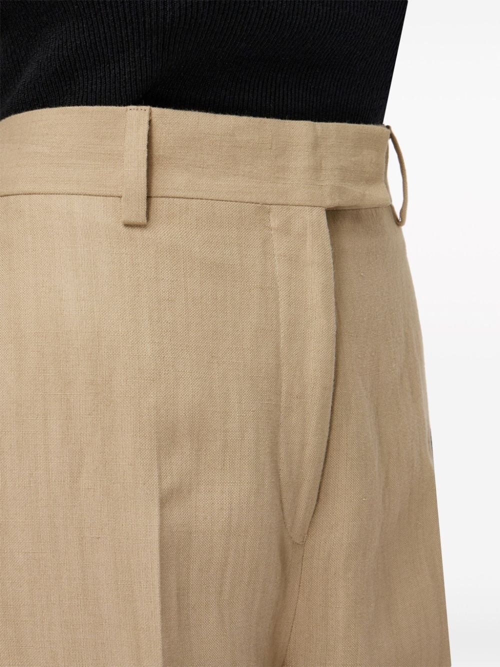 tailored high-waisted trousers - 6