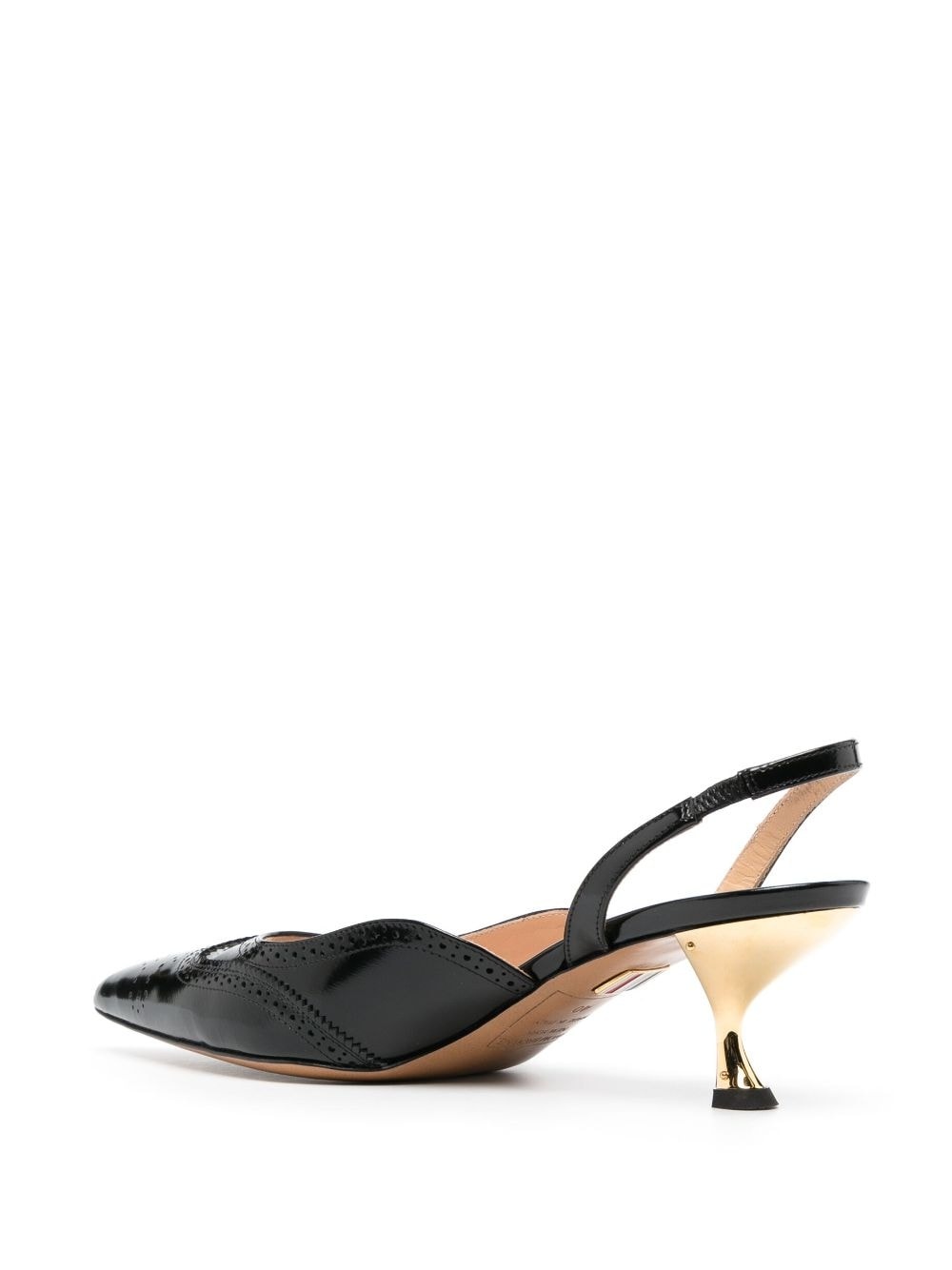 pointed-toe low-heel pumps - 3