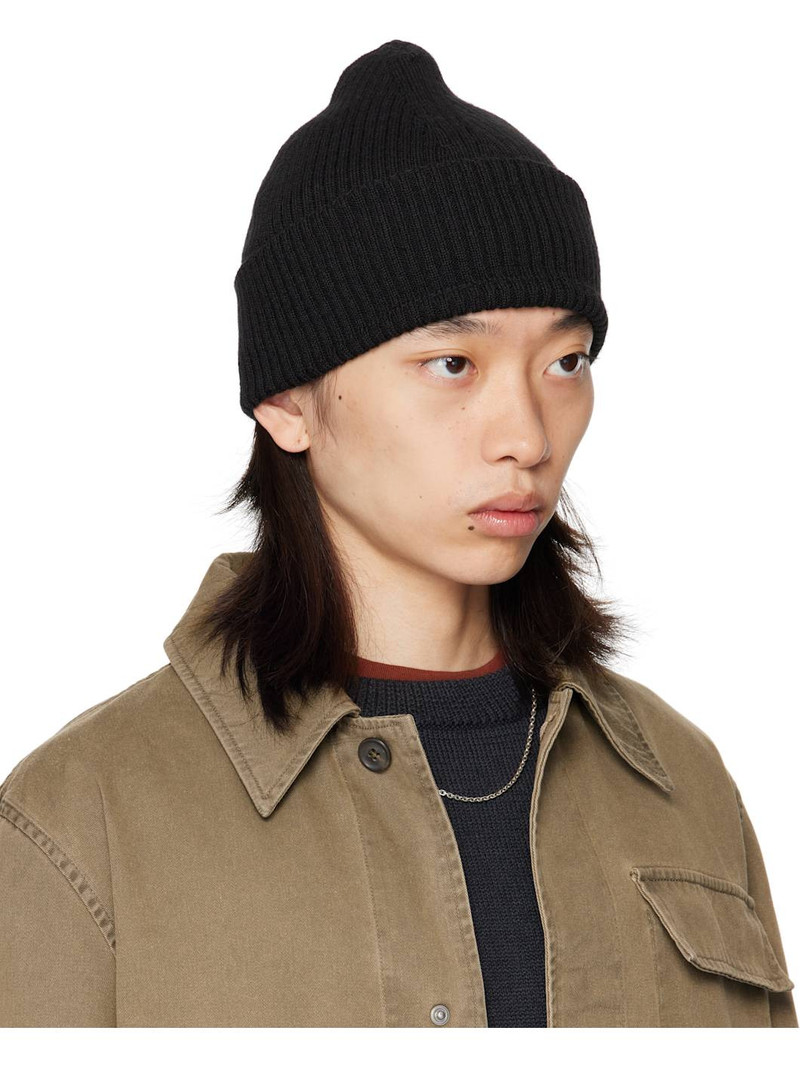 Our Legacy Black Knit Beanie outlook