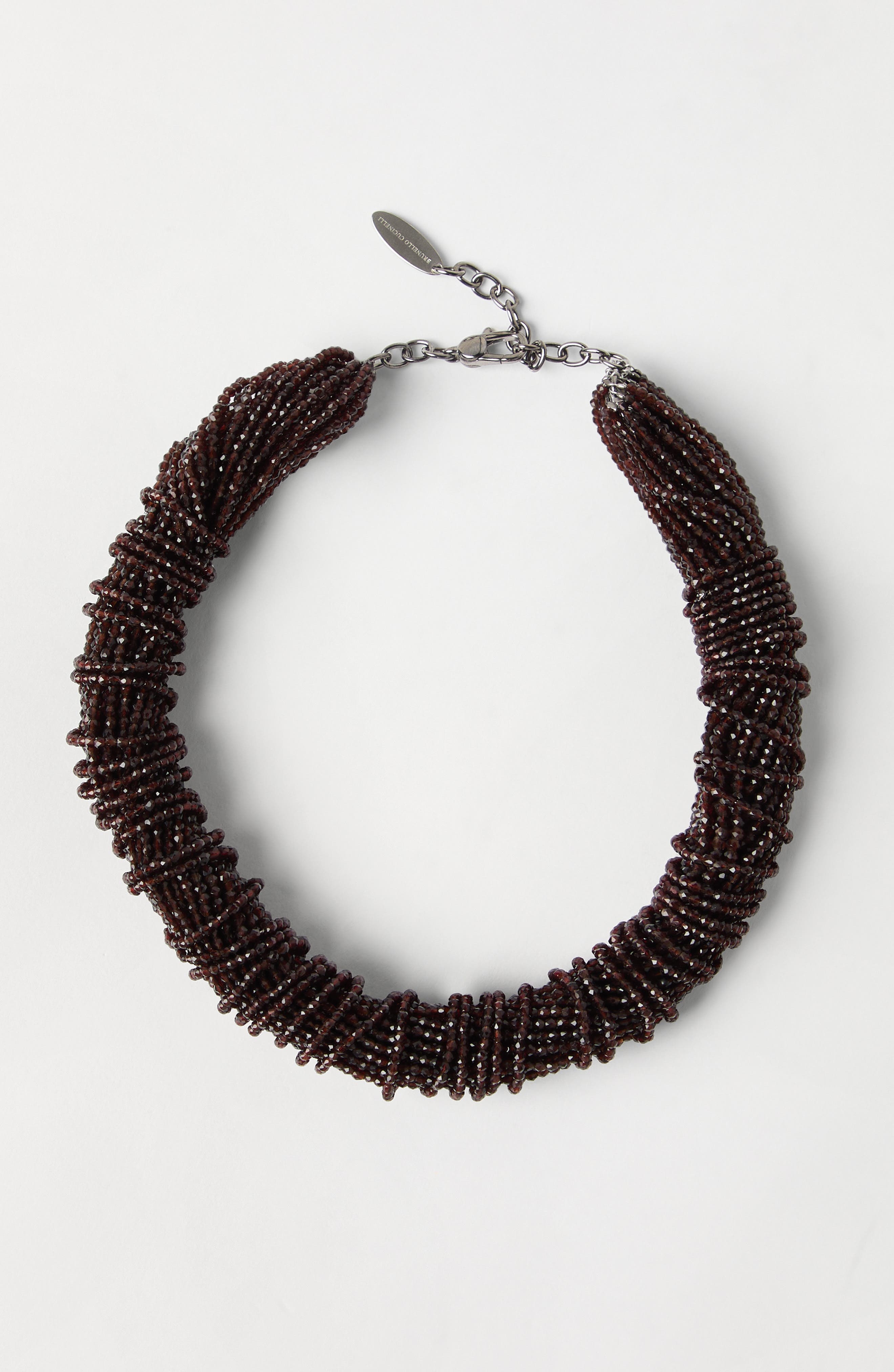Brunello Cucinelli Vetro and Silver choker in Chocolate at Nordstrom - 2